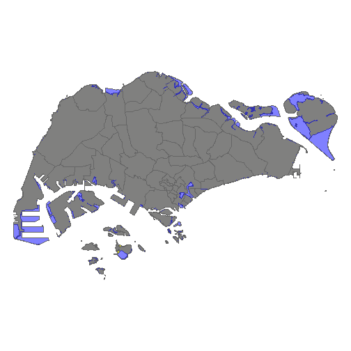 Comparison of the current map and URA's plans